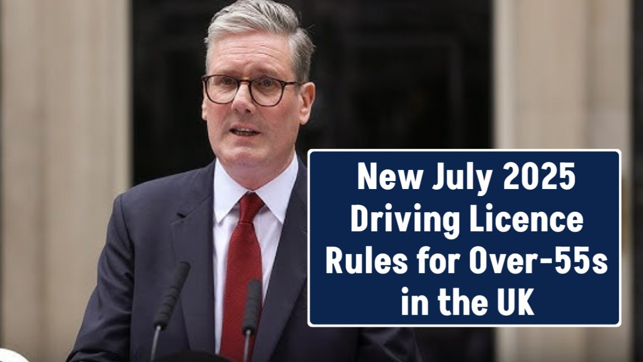 New July 2025 Driving Licence Rules for Over-55s in the UK – Full Update Inside
