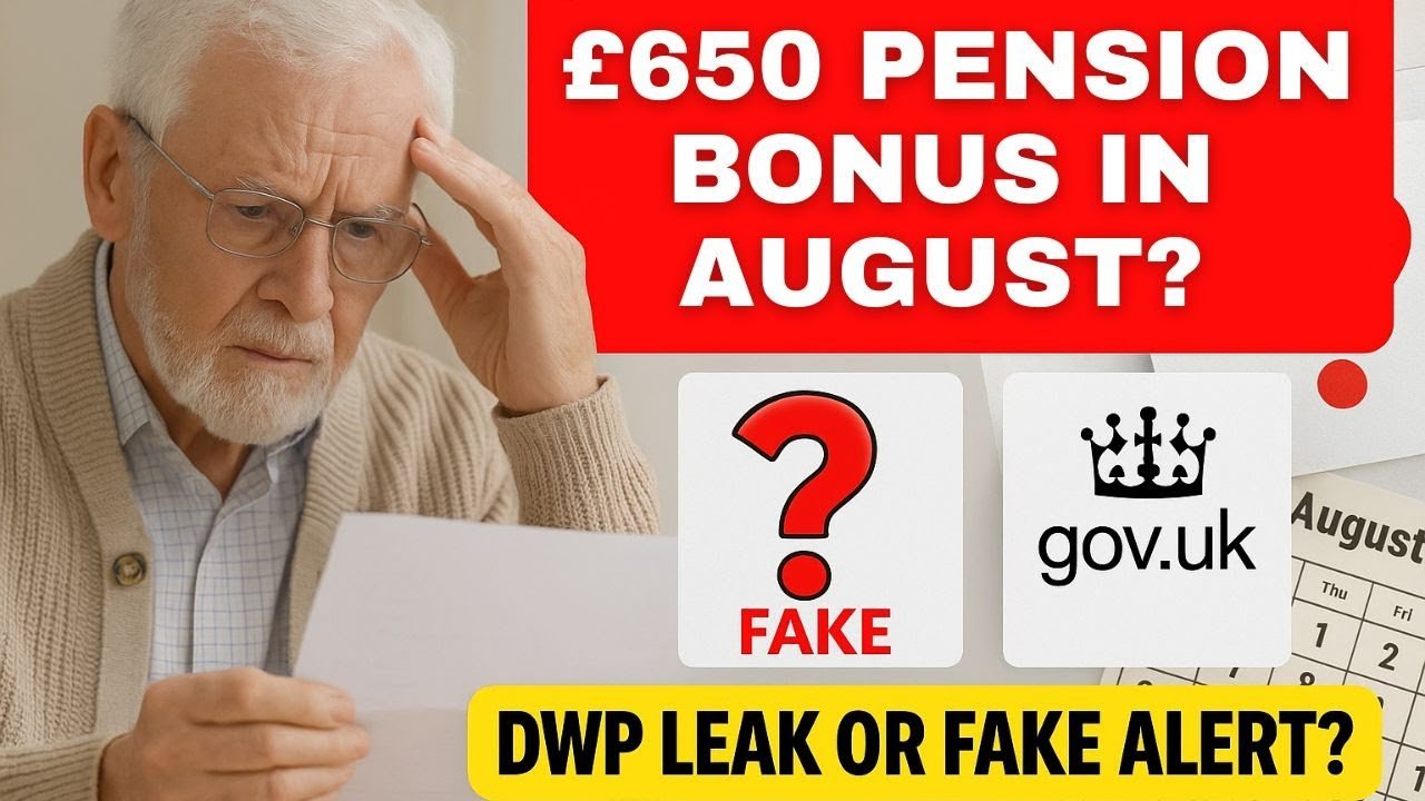 DWP £650 August Bonus Leak